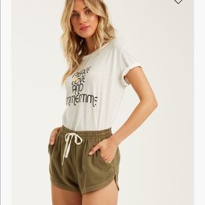 Billabong drawstring shorts